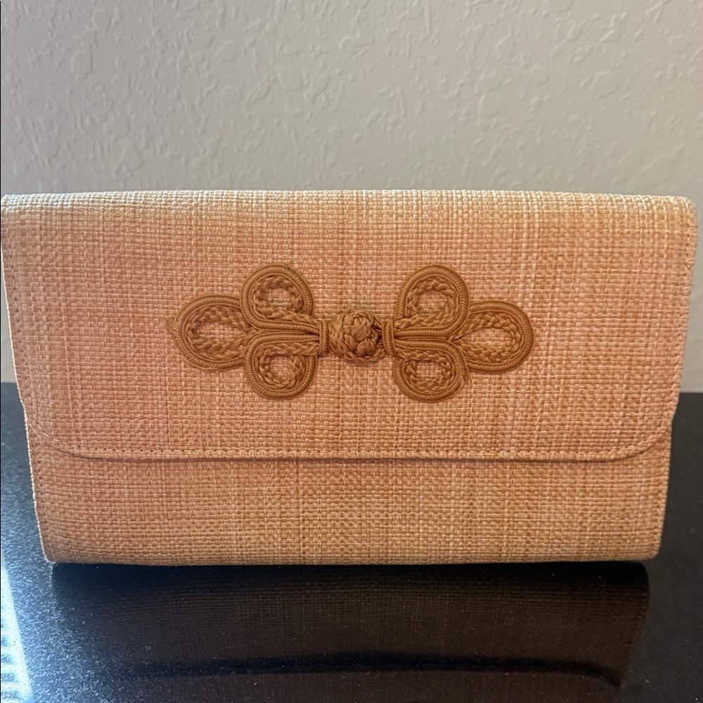 Elegant Tan Clutch Bag